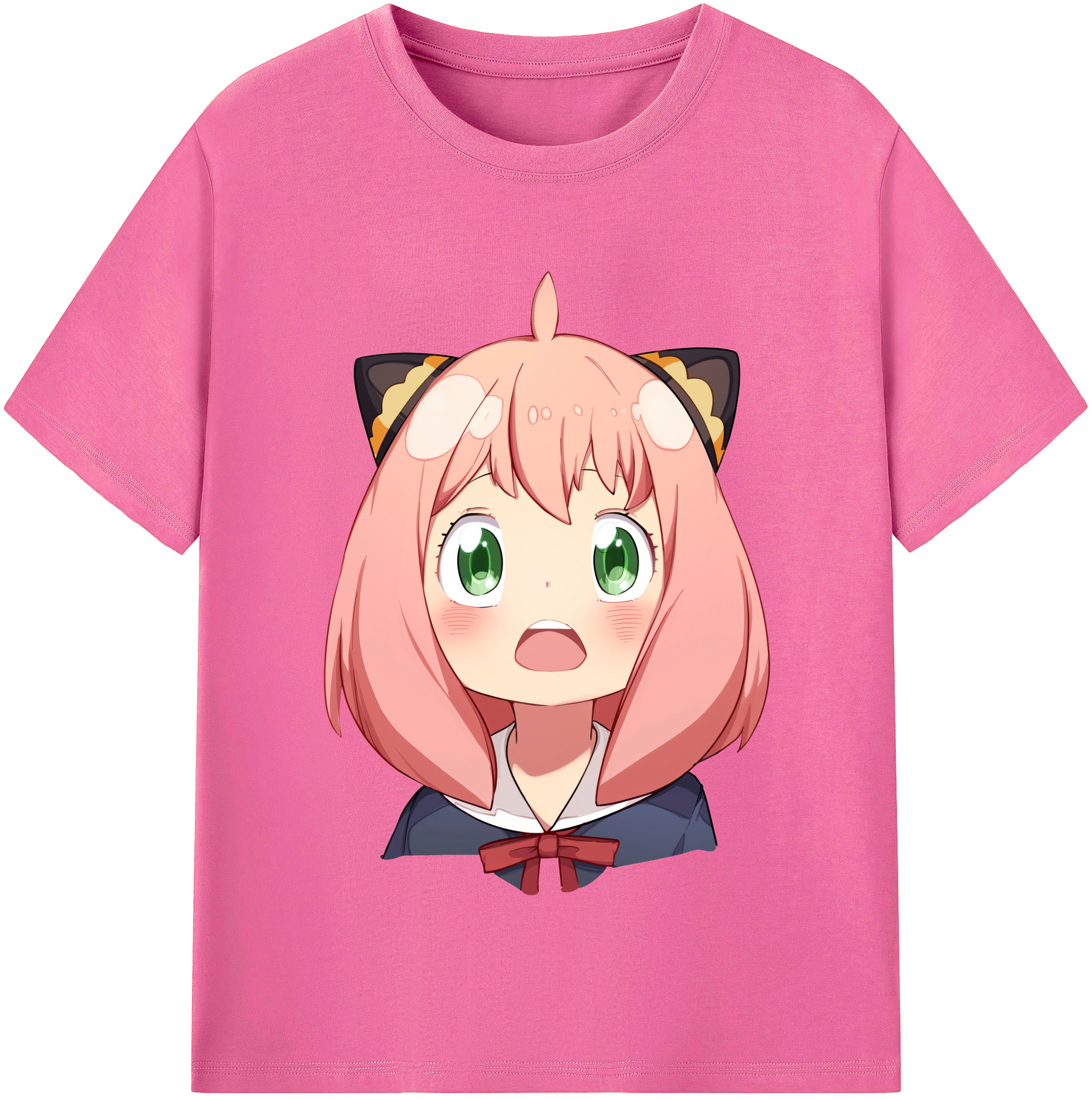 （画像用） SPY×FAMILY间谍家家酒 レディースカジュアルプリントTシャツ（綿100％）